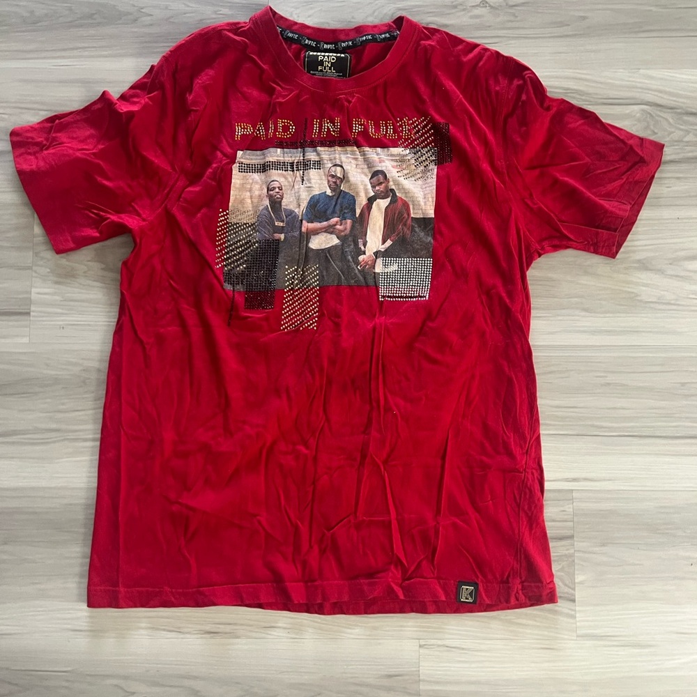 Paid In Full Dekryptic red  Shirt Size 2xl